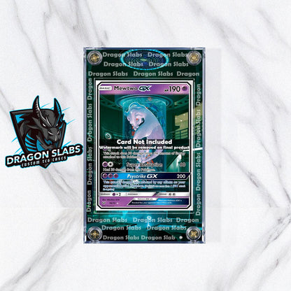 Pokemon Mewtwo GX Full Art Shining Legends 78/73 Extended Art Custom Case