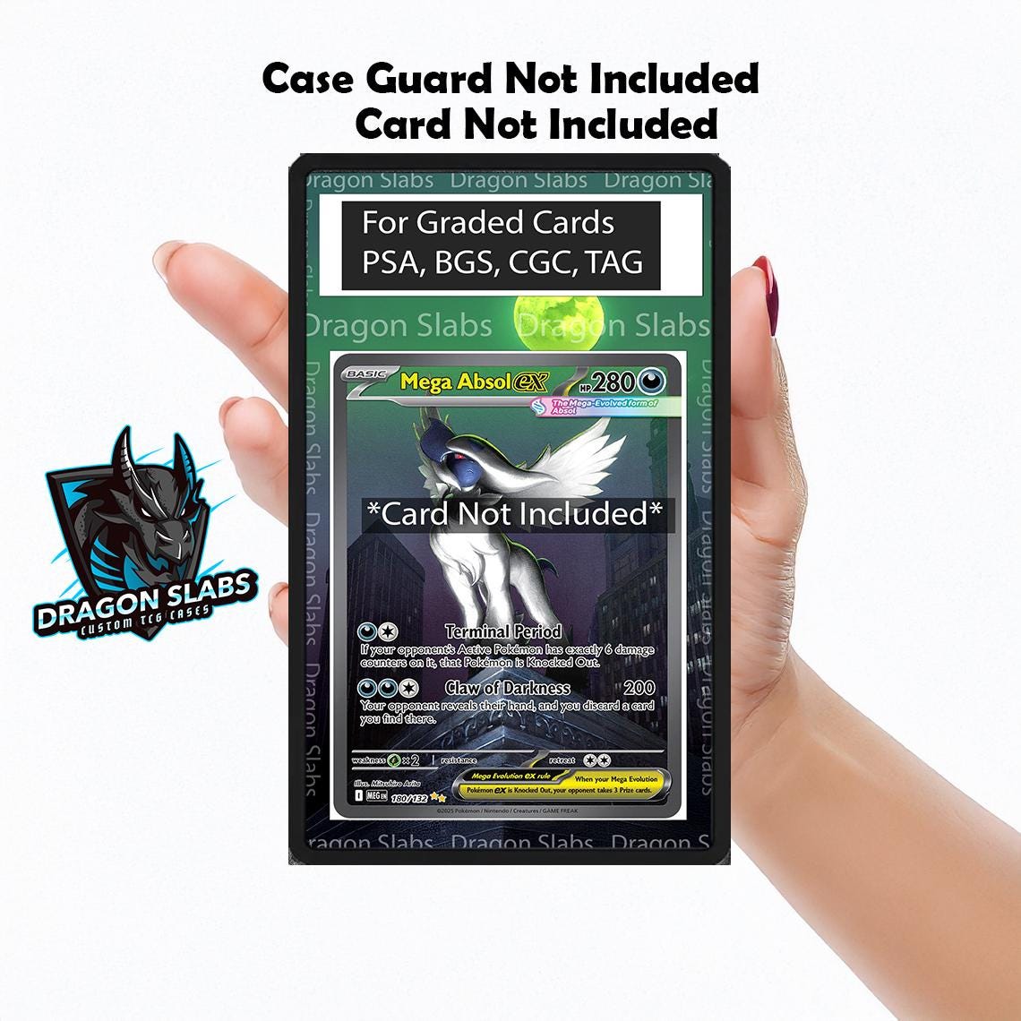 Mega Absol EX 180/132 Mega Evolutions PSA Bgs Cgc TAG Extended Art Pokemon