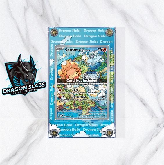 Pokemon Castform Sunny Form 195/191 Surging Sparks Extended Artwork Case