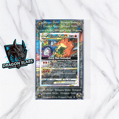 Pokemon Charizard Vstar SWSH262 Promo Custom Display Case Slab Extended Artwork