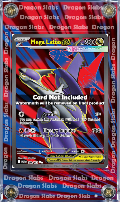 Pokemon Mega Latias EX 163/132 Mega Evolution Extended Art Custom Case