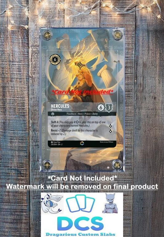 Disney Lorcana Hercules Divine Hero 215/204 Chapter 2 Custom Case