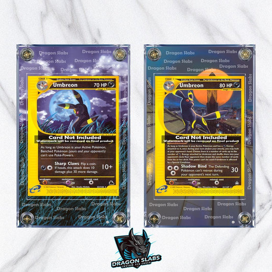 x2 Pokemon Umbreon Aquapolis & Skyridge 41/147 32/144 Extended Artwork Cases