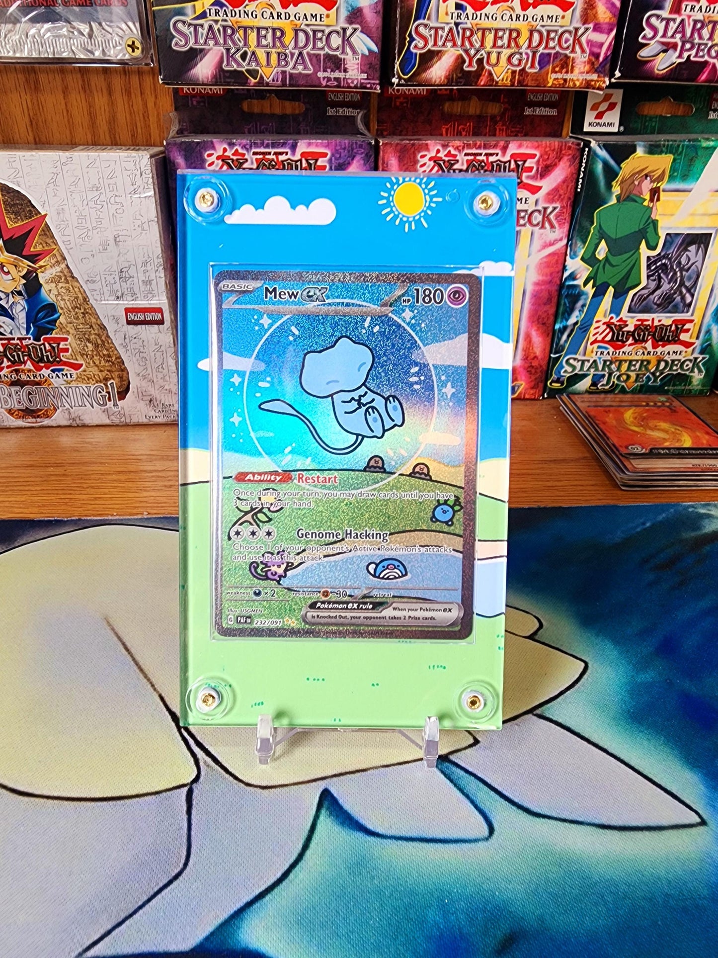 Pokemon Mew EX SIR Paldean Fates 232 Extended Artwork Case