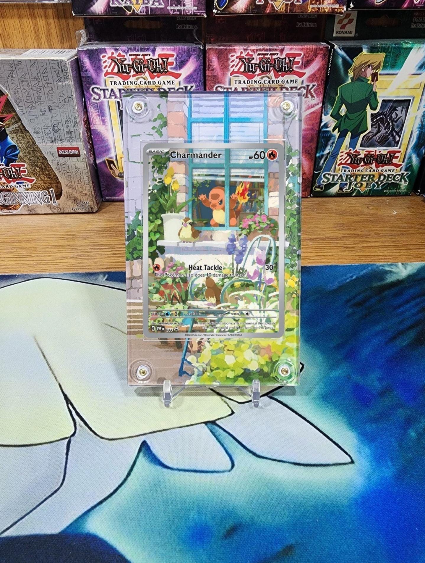 X3 Pokemon Bulbasaur Squirtle Charmander Stellar Crown Obsidian Flames SVG IR AR 050/049 Card Custom Display Cases Extended Artworks