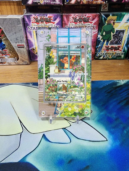 X3 Pokemon Bulbasaur Squirtle Charmander Stellar Crown Obsidian Flames SVG IR AR 050/049 Card Custom Display Cases Extended Artworks
