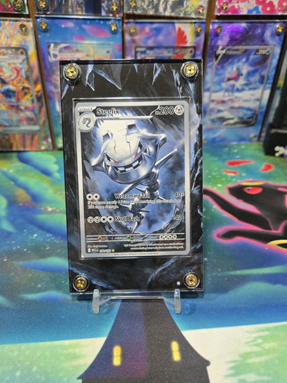 Pokemon Steelix 150/132 IR Mega Evolution Extended Art Custom Case