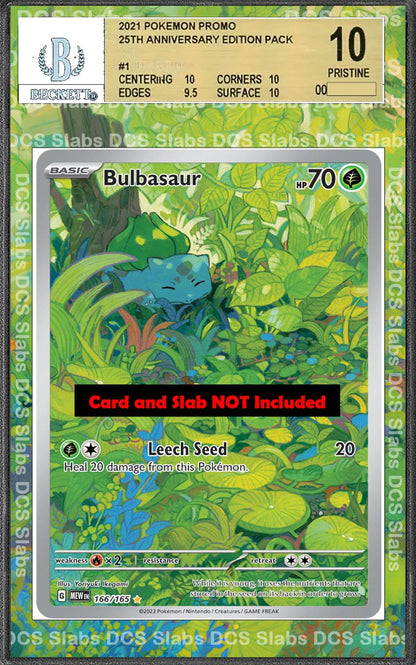 Bulbasaur 166/165 PSA bgs CGC tag Extended Artwork Pokemon 151