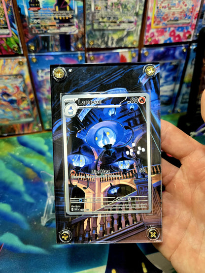 Pokemon Lampent 102/086 IR White Flare Extended Art Case