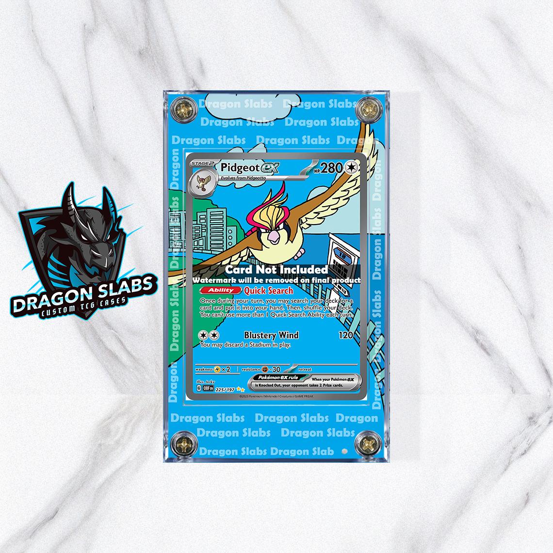 Pokemon Pidgeot EX 225/197 Obsidian Flames Extended Art Case