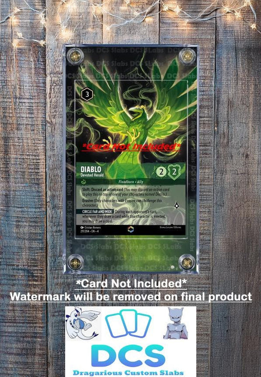 Disney Lorcana Diablo Devoted Herald Chapter 4 Enchanted Custom Case