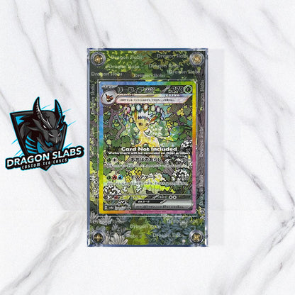 Pokemon Leafeon EX SAR 200/187 sv8a Terastal Festival Pristmatic Evolutions Custom Case