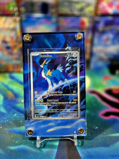 Pokemon Cobalion 144/086 IR Black Bolt Extended Art Case
