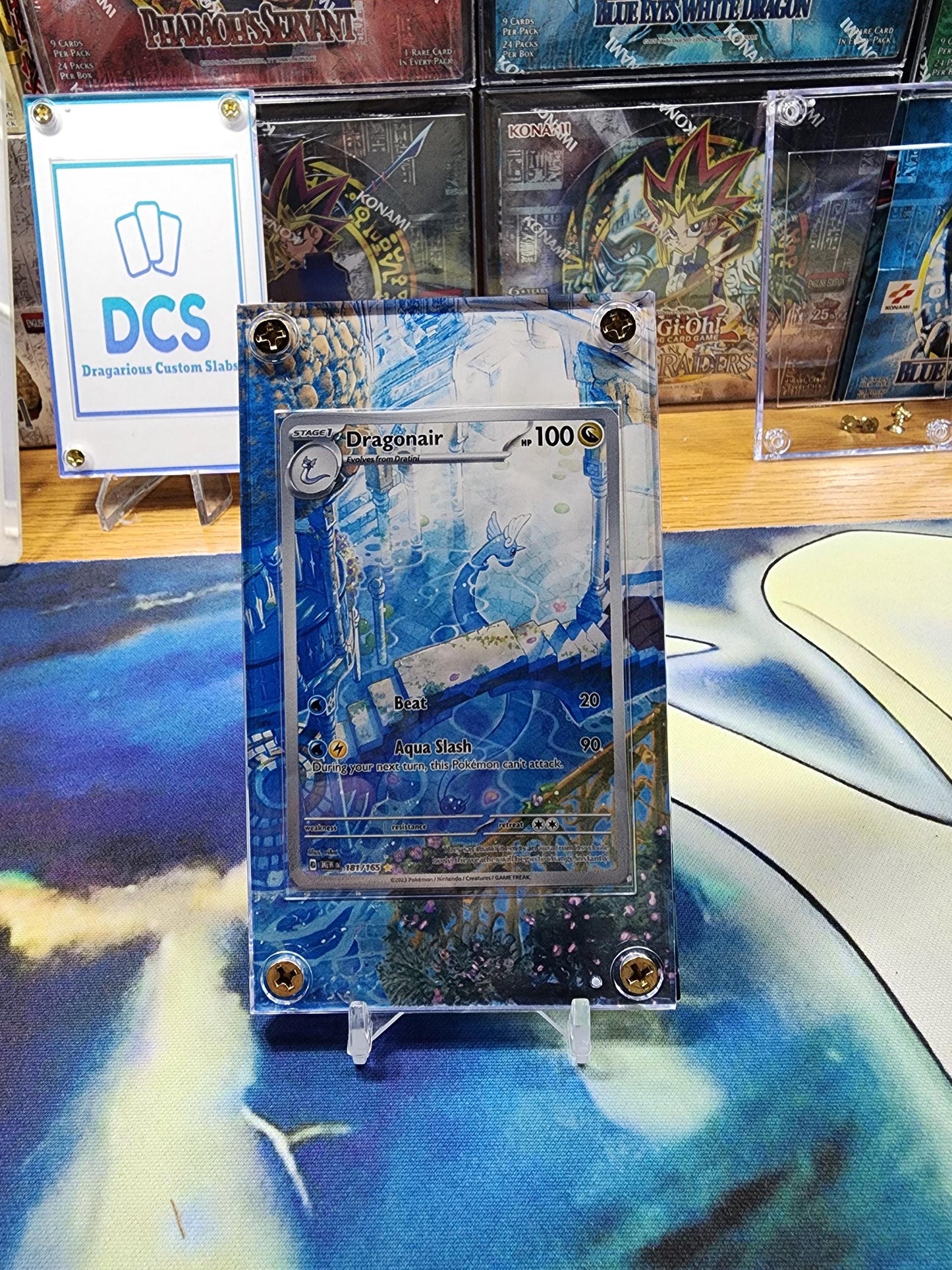 Pokemon 151 Dragonair IR 181/165 Custom Display Case from Pokemon 151