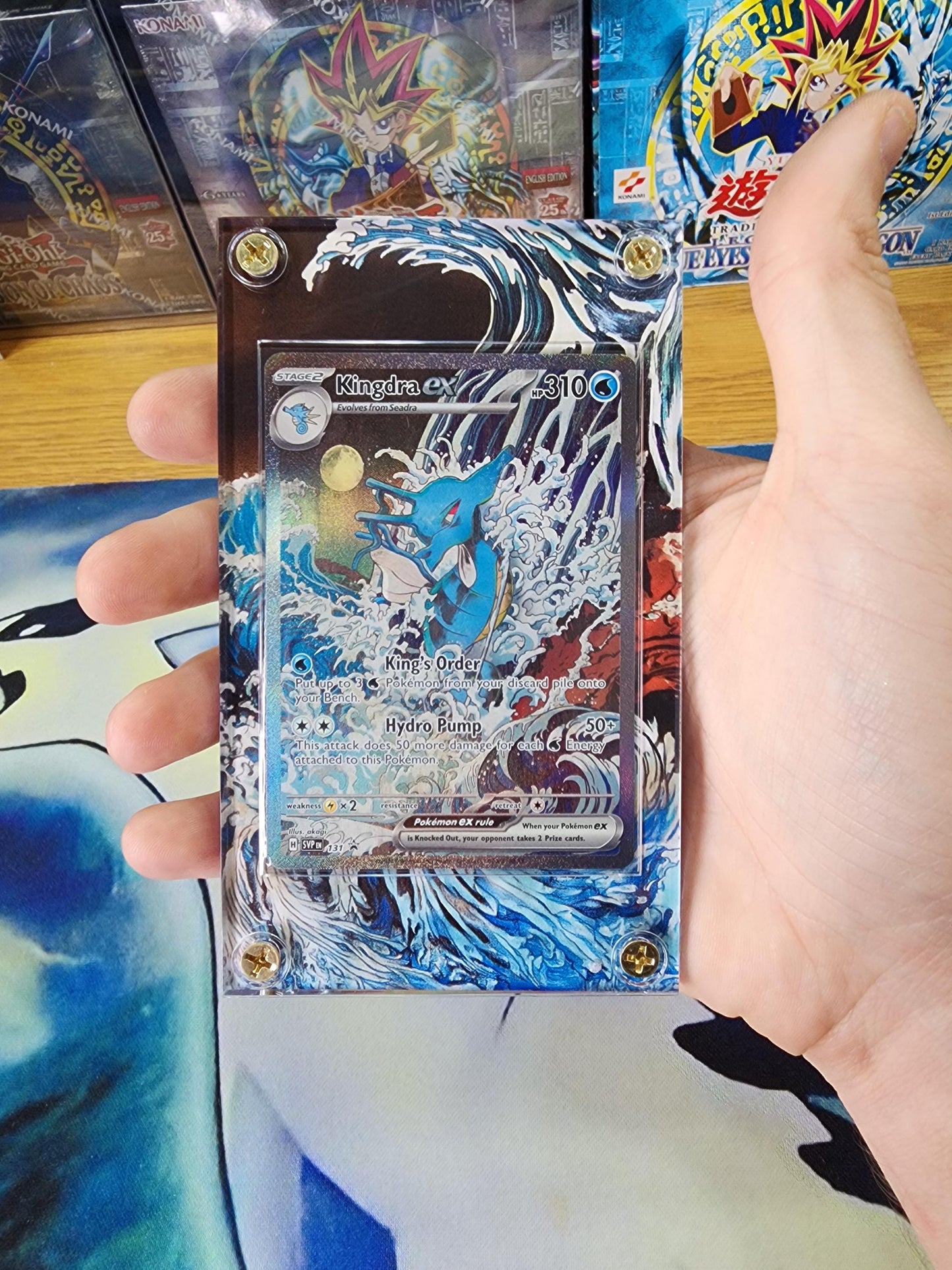 Pokemon Greninja EX & Kingdra EX Sir Promo 131 132 SV Shrouded Fable Custom Cases