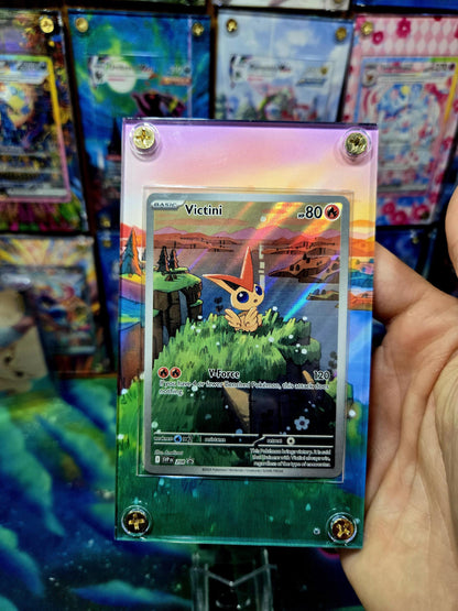 Pokemon Victini SVP 208 Promo White Flare Black Bolt Extended Art Case