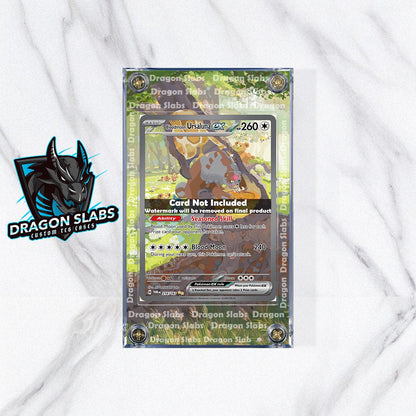 Pokemon Bloodmoon Ursaluna EX 216/217 Twilight Masquerade Custom Display Case Slab