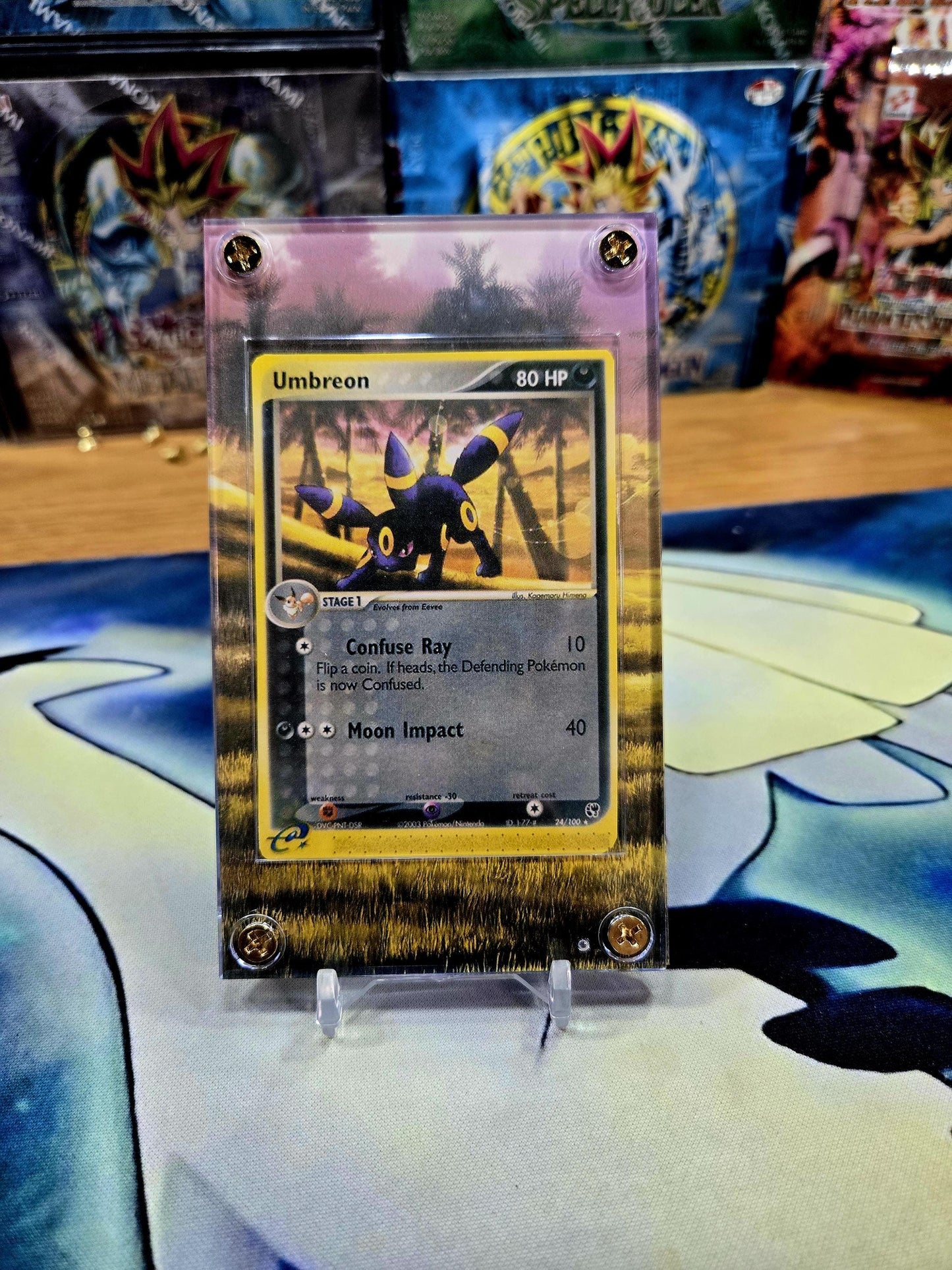 Pokemon Umbreon EX 24/100 Sandstorm Extended Artwork Case