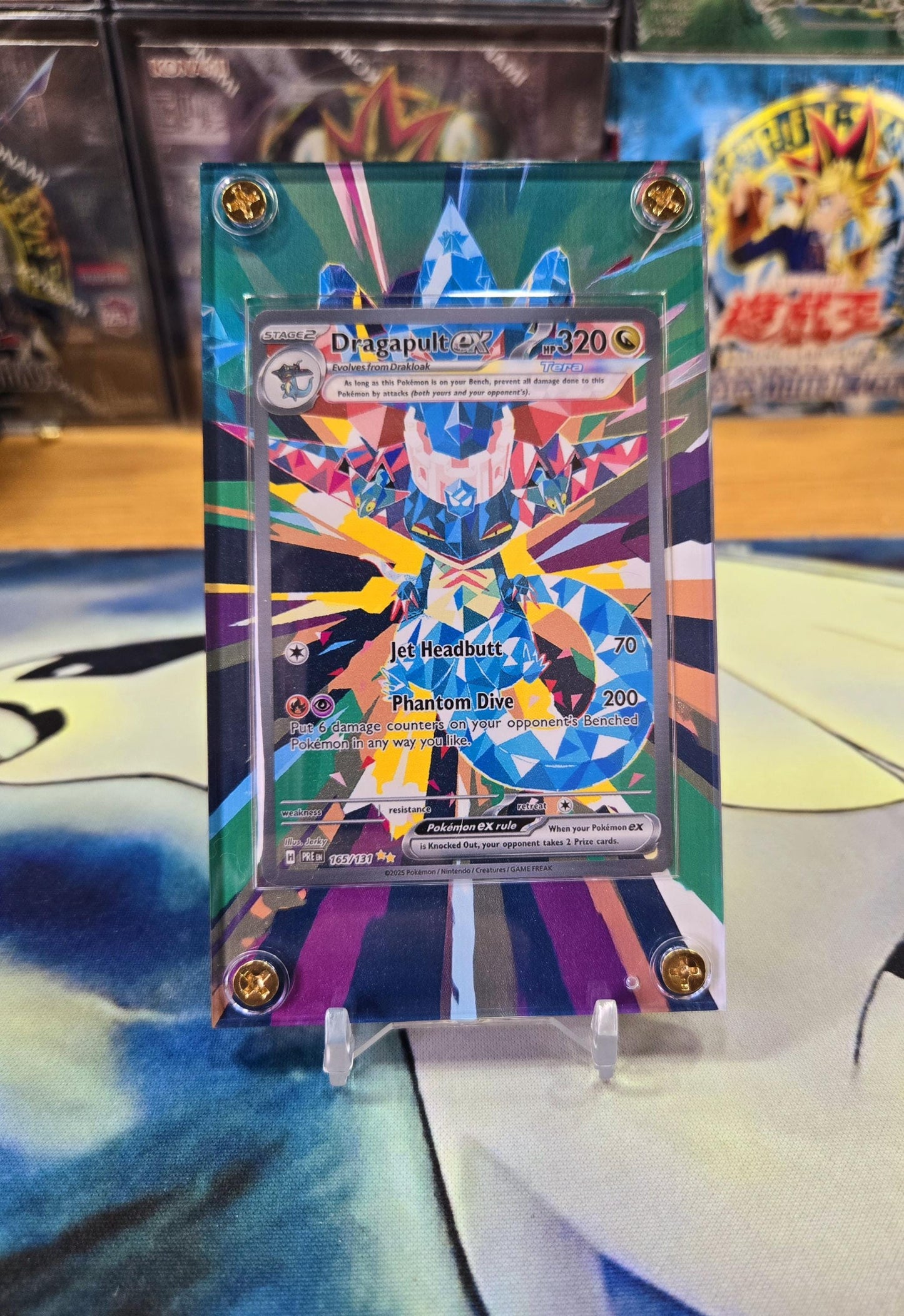 Pokemon Dragapult EX SIR 165/131 Prismatic Evolutions Extended Artwork Case
