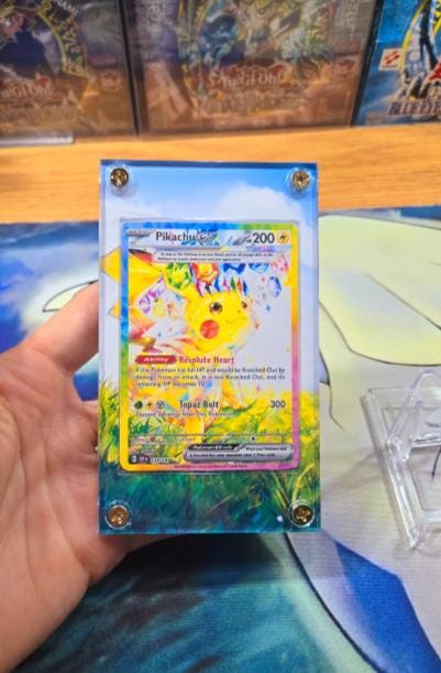 Pokemon Pikachu EX 238/191 SIR Extended Artwork Case from Surging Sparks