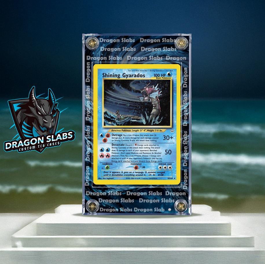 Pokemon Shining Gyarados 65/64 Neo Revelation Extended Artwork Case