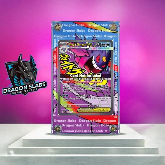 Pokemon Mega Gengar EX 269/217 Ascended Heroes Extended Artwork Case