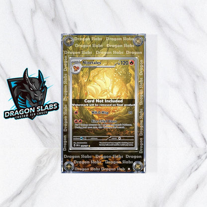 Pokemon Ninetales IR 199/197 Obsidian Flames Custom Display Case Extended Artwork