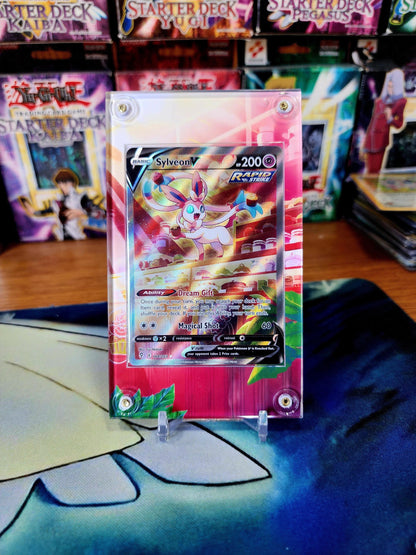 Pokemon Sylveon V Alt Art 184/203 SWSH Evolving Skies Extended Artwork Case