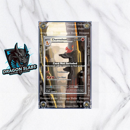 Pokemon 151 Charmeleon IR 169 Custom Display Case Extended Artwork