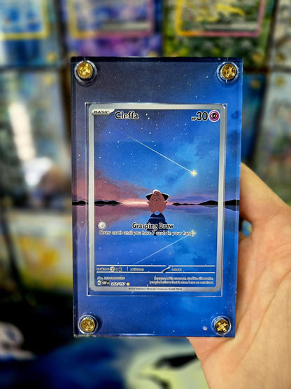 Pokemon Cleffa 202/197 IR Obsidian Flames Extended Artwork Custom Case