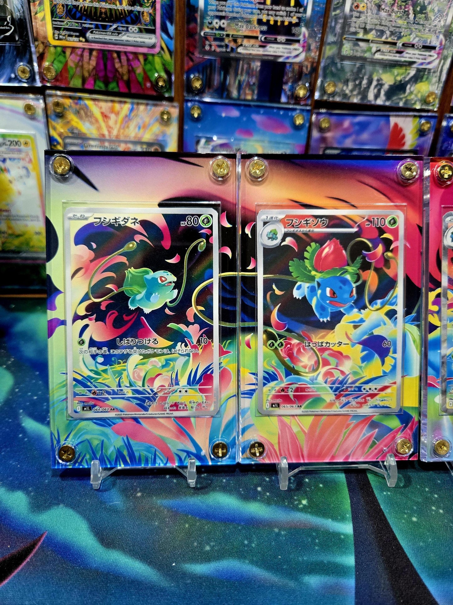 x3 Mega Venusaur SAR Bulbasaur Ivysaur AR 087/063 M1L Mega Brave Extended Artwork Cases
