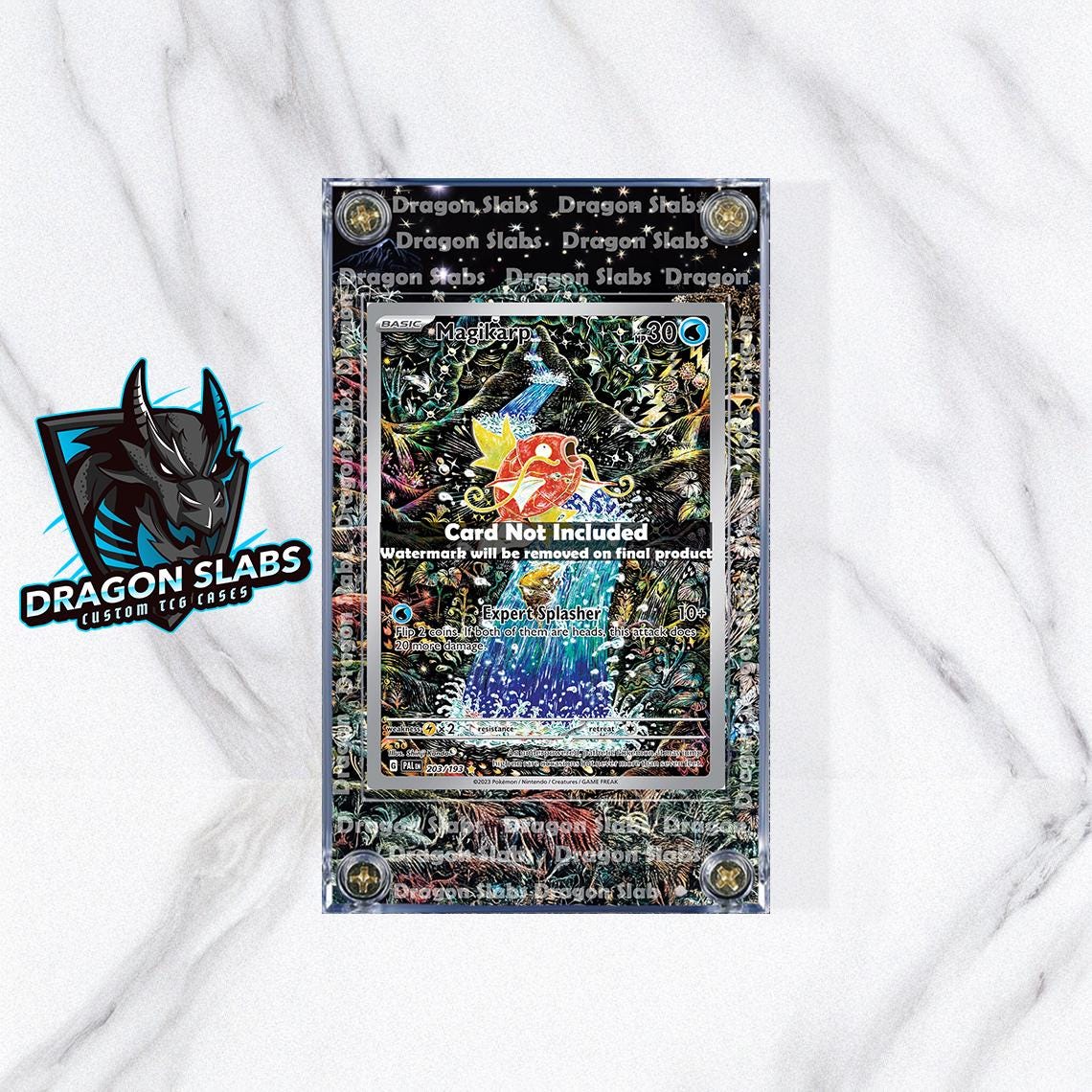 Pokemon Magikarp IR 203/193 Paldea Evolved Custom Case Extended Artwork