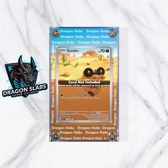 Pokemon Sandile IR 135/086 Black Bolt Extended Artwork Case