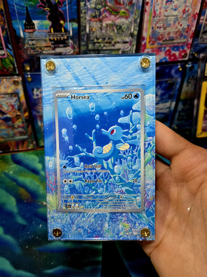 Pokemon Horsea IR 067/064 Shrouded Fable Extended Art Case