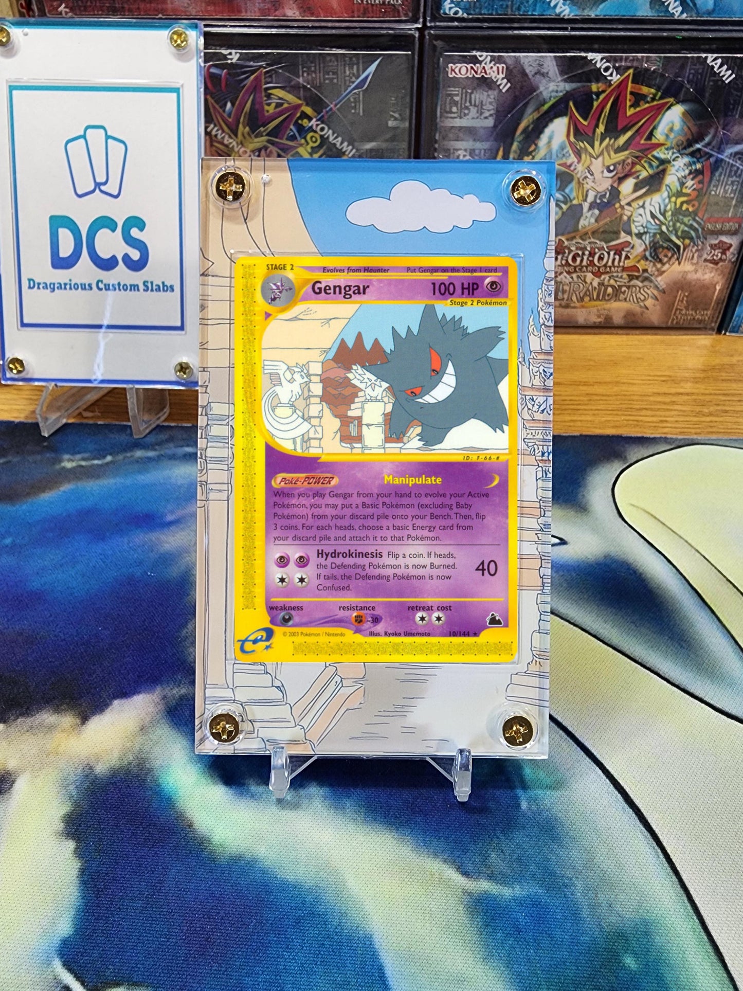 x2 Pokemon Gengar 48/165 13/165 Expedition Skyridge Extended Artwork Cases
