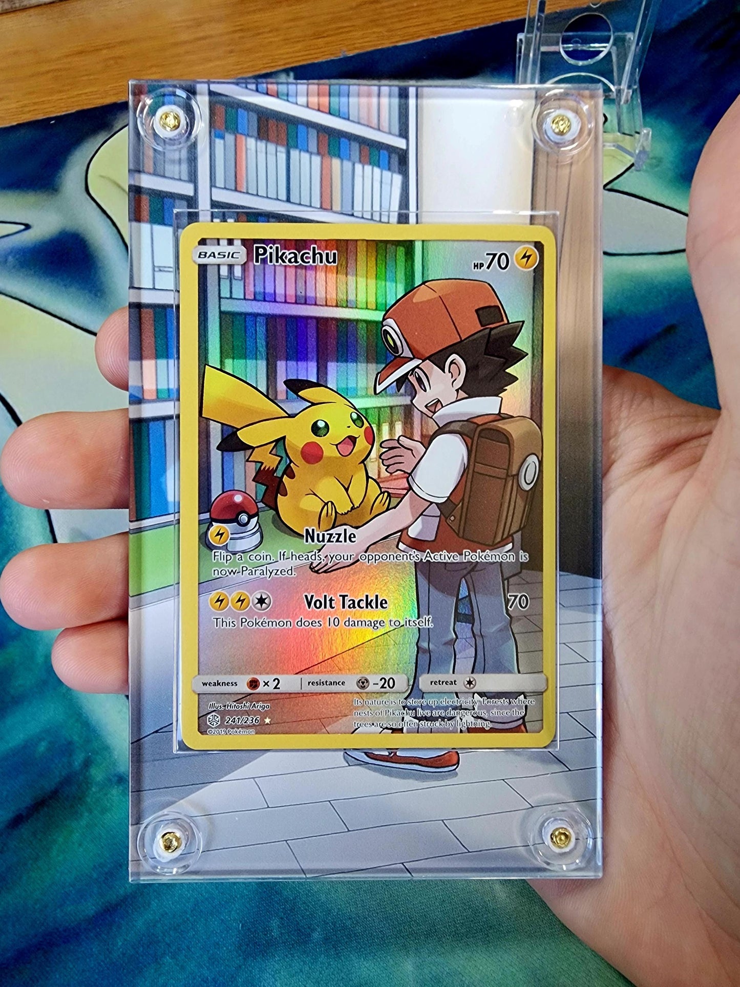 Pokemon Pikachu 241/236 Cosmic Eclipse Extended Artwork Case