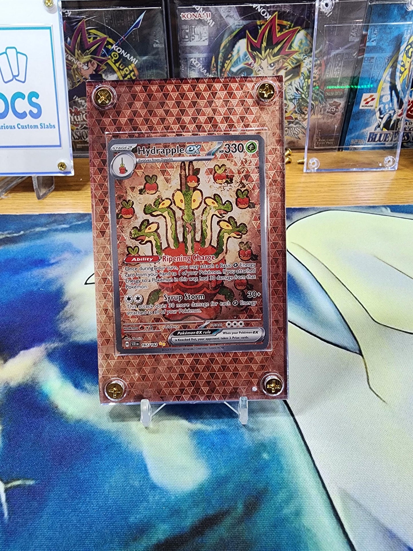 Pokemon Hydrapple EX SIR 167/142 Stellar Crown Card Extended Artwork Case