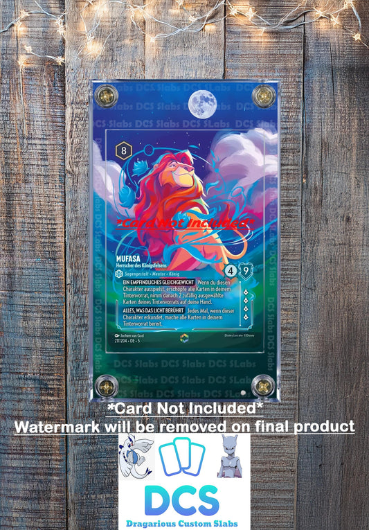 Disney Lorcana Shimmering Skies Mufasa Ruler of Pride Rock Enchanted  Chapter 5 Custom Case