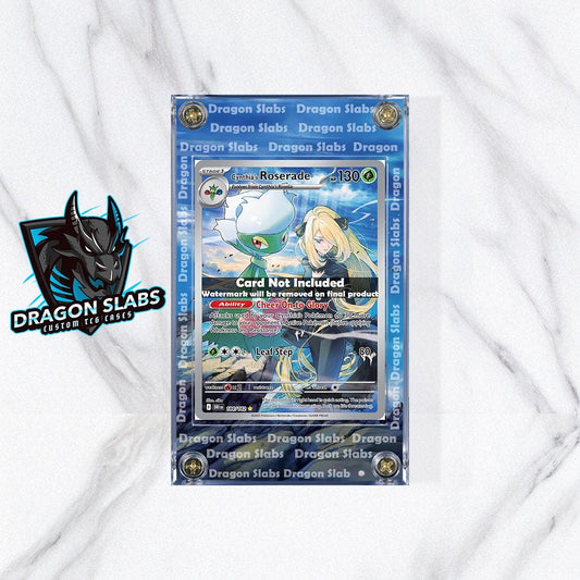 Pokemon Cynthia's Roserade IR 184/182 Destined Rival Extended Art Case