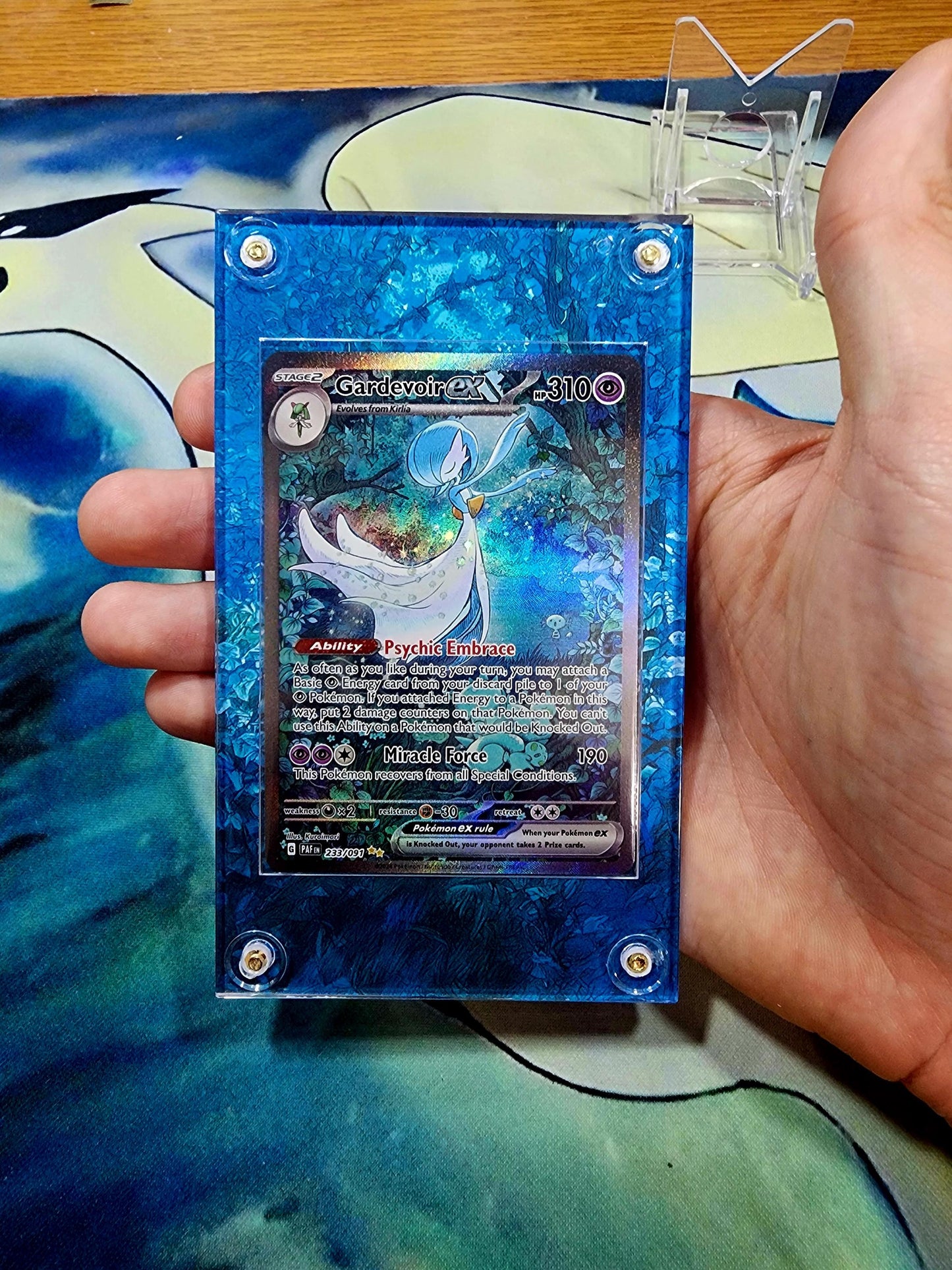 Pokemon Gardevoir Ex Paldean Fates 233 Custom Case Extended Artwork