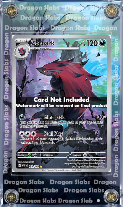 Pokemon Zoroark 143/086 White Flare Extended Art Case