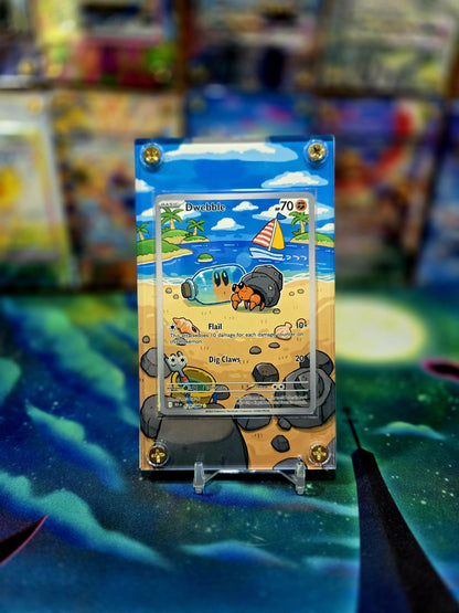 Pokemon Dwebble 129/086 IR Black Bolt Extended Art Case