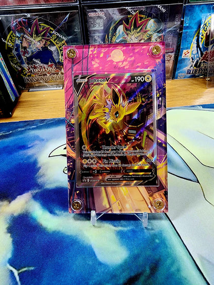 Pokemon Jolteon VMAX& V Alt Art SWSH184  SWSH183 Promo Extended Artwork Cases