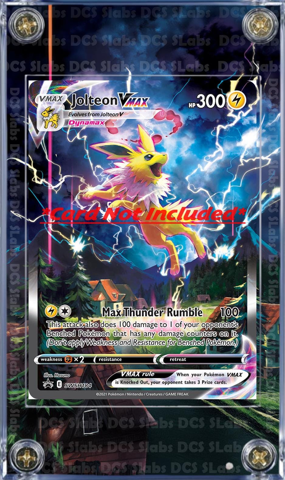x6 Pokemon Jolteon Flareon Vaporeon VMAX & V Alt Art SWSH180 SWSH181 SWSH182 SWSH183 SWSH184 SWSH185 Promo Extended Artwork Cases