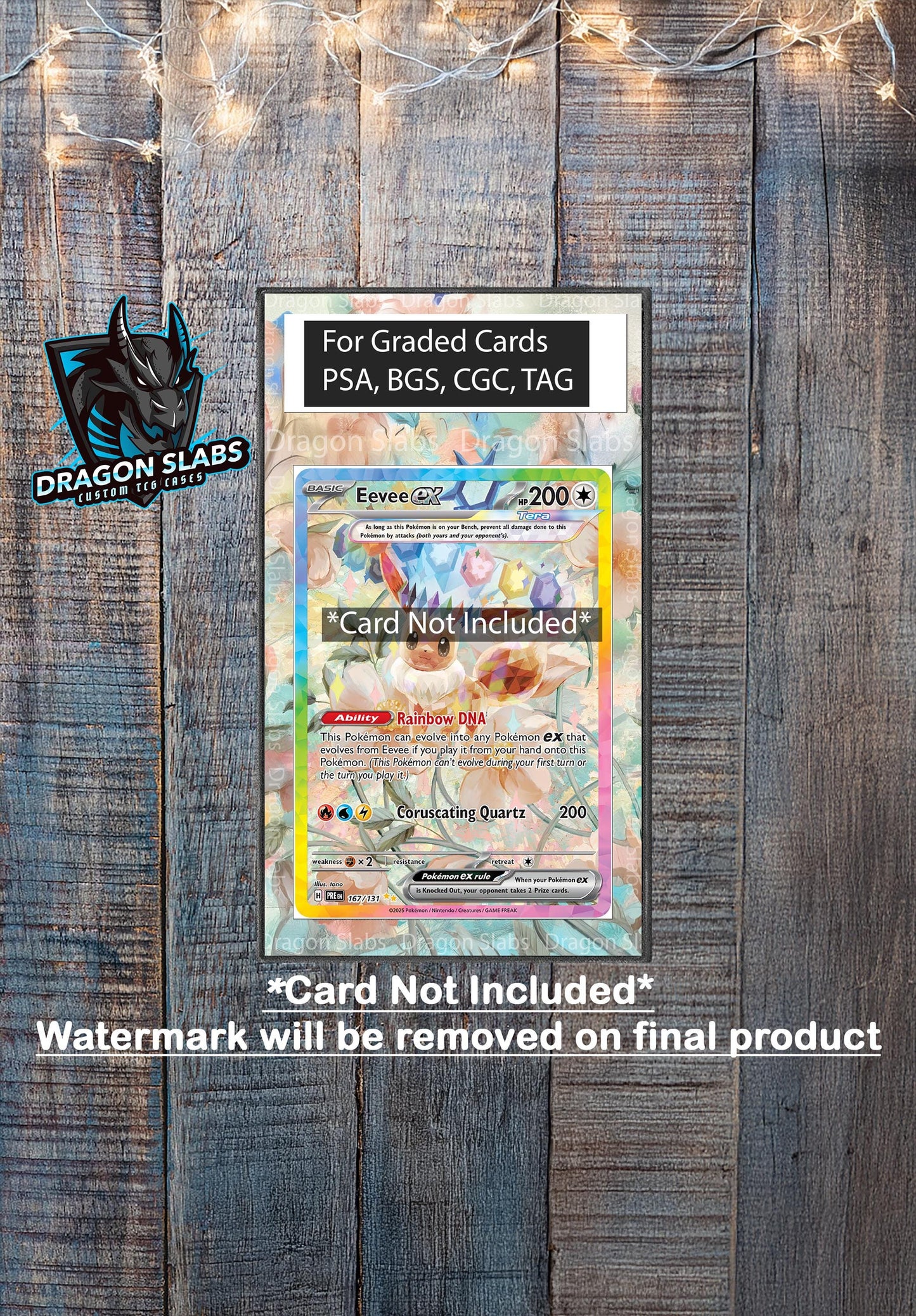 Eevee EX 167 SIR Prismatic Evolutions Psa Bgs Cgc Tag Extended Artwork Pokemon TCG