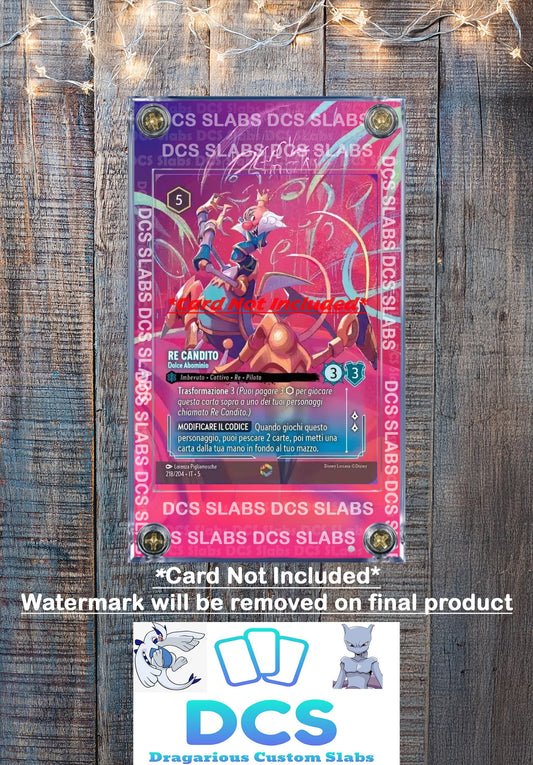 Disney Lorcana Shimmering Skies King Candy Sweet Abomination 218/204 Enchanted Chapter 5 Custom Case