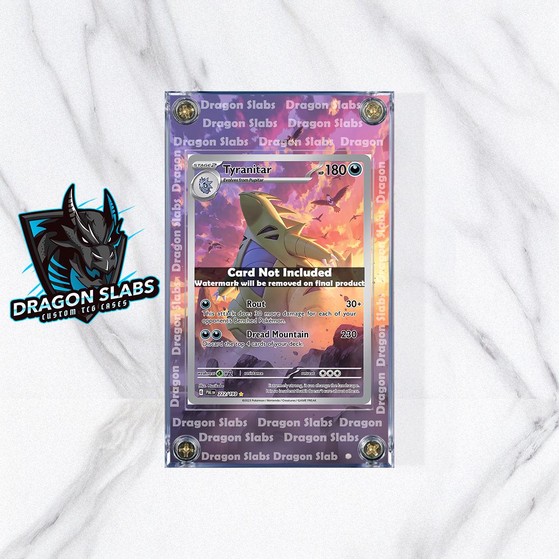 Pokemon Tyranitar IR 222/193 SV02 Paldea Evolved Custom Case