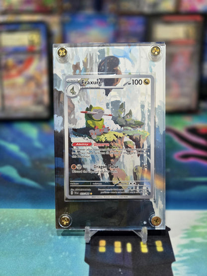 Pokemon Fraxure IR 077/064 Shrouded Fable Extended Art Case