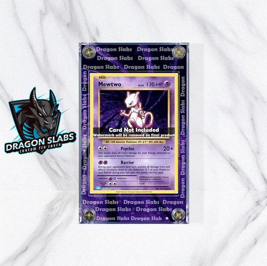 Pokemon Mewtwo Base Set Extended Artwork Case