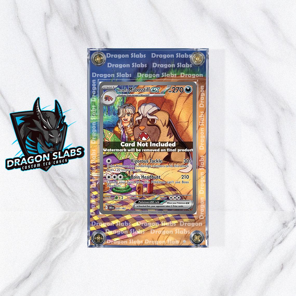 Pokemon Arven's Mabosstiff ex 235/182 Destined Rivals Extended Art Case